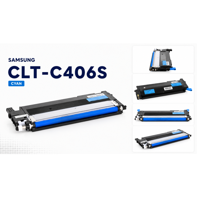 Toner SAMSUNG CLTC406S CYAN do drukarek CLP360 3307 - zamiennik My Office